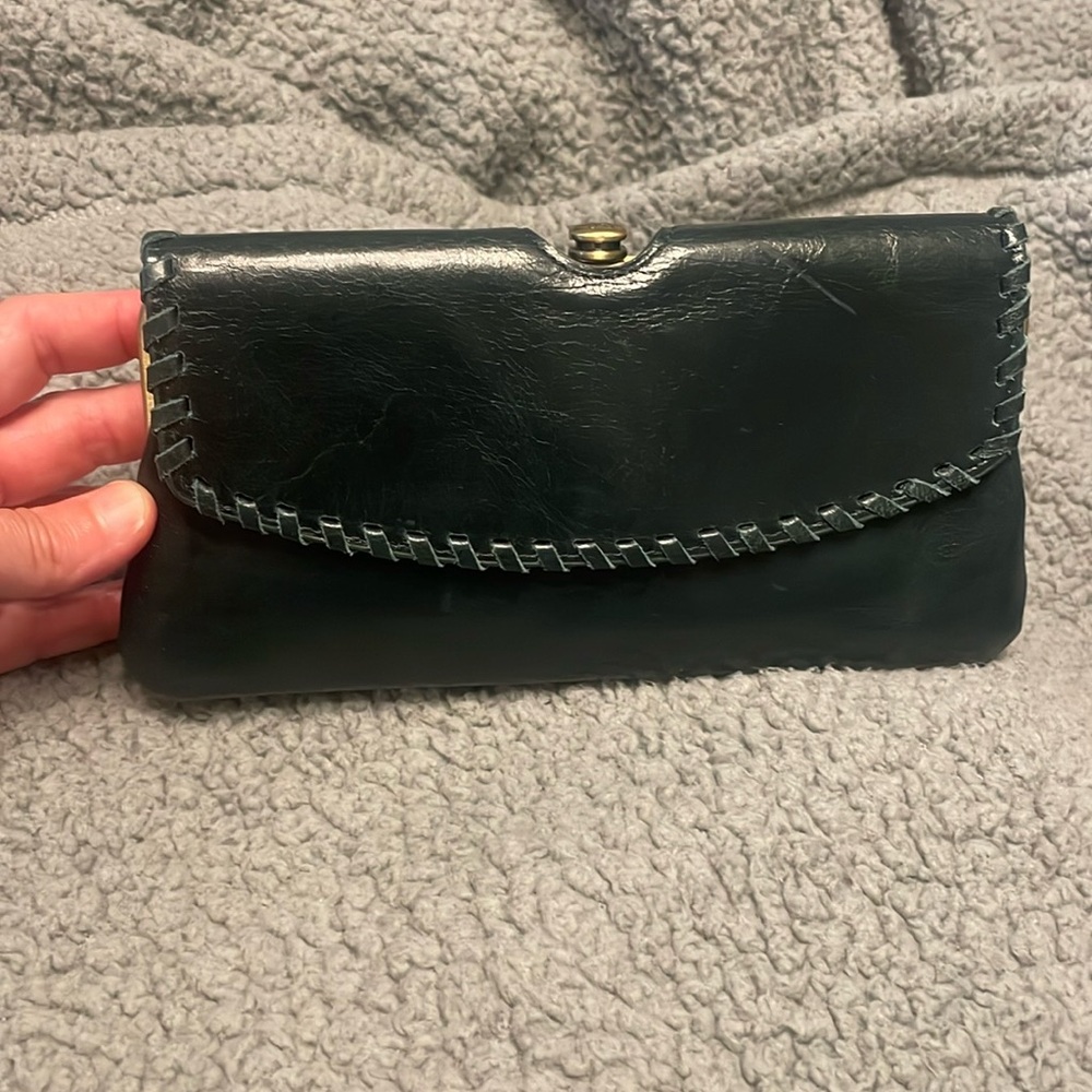 Hobo Spirit wallet. Color- Evergreen. 100% genuine leather. New with tags.